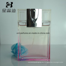 Botella de cristal modificada para requisitos particulares del perfume del diseño de la moda del precio de fábrica